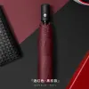 Hengdun fully automatic folding umbrella for men and women, black vinyl UPF50 +, sun protection, UV protection, sunshade, one-click opening and closing, three-fold, portable business umbrella for both weather and rain, supports custom LOGO Application Scenario